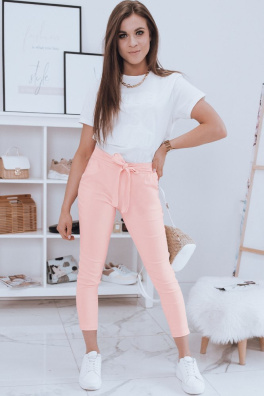 LOVELY BASIC women's pants pink UY0413