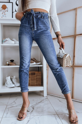 Spodnie damskie jeansowe DELIA niebieskie Dstreet UY0886