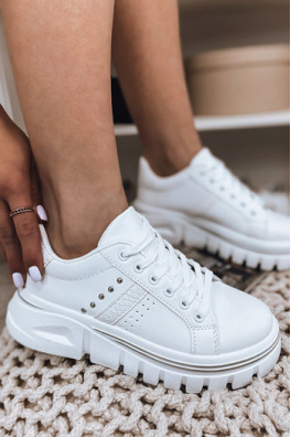 Sneakersy damskie SOPI białe Dstreet ZY0235