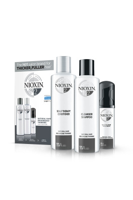 Nioxin System 2 Cleanser šampon 150 ml + System 2 Cleanser šampon 150 ml + System 2 Scalp Revitaliser kondicionér 40 ml System 2 Scalp Treatment Pro…