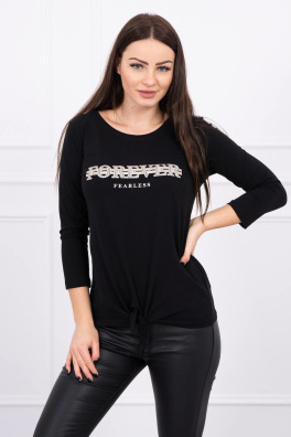 Blouse with print Forever black S/M - L/XL