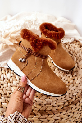 Children's Snow Boots With Fur Big Star BB374058BS Camel 