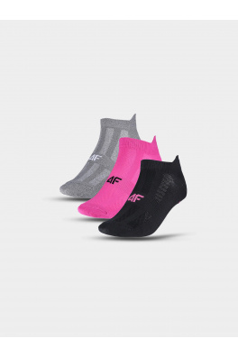 Dámské sportovní ponožky pod kotník (3pack) 4F - multibarevné