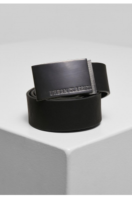 Imitation Leather Business Belt Black