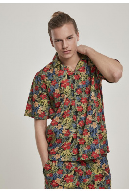Pattern Resort Shirt black/tropical