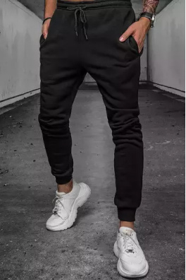 Spodnie męskie czarne Dstreet UX3889