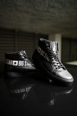 Men's Sneakers Big Star High Black EE174339