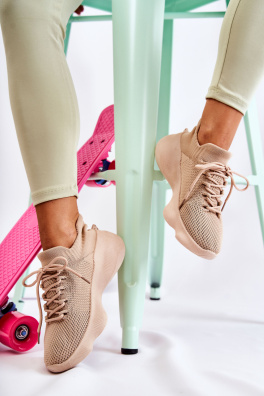 Nazouvací dámské sportovní boty Béžová Dalmiro