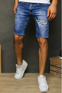Men's denim blue shorts SX1245