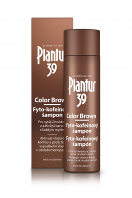 Plantur 39 Color Brown kofeinový šampon pro hnědé odstíny vlasů 250ml