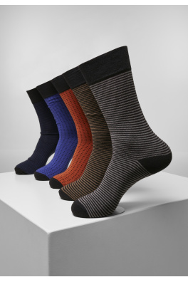 Stripes and Dots Socks 5-Pack multicolor