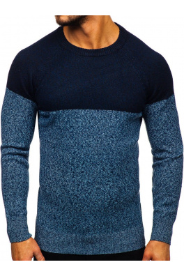 Elegantni muški pulover Denley H1809 - plava,