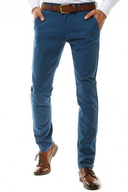 Blue men's chino trousers UX2575