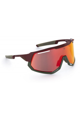 Unisex sluneční brýle Kilpi ZINDY-U tmavě červené