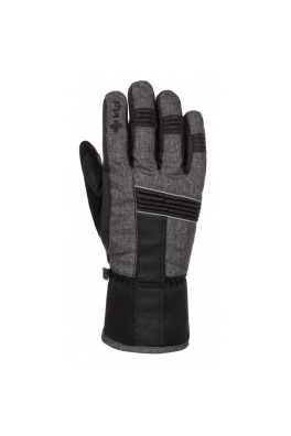 Unisex lyžařské rukavice Kilpi GRANT-U tmavě šedé