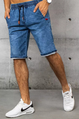 Spodenki męskie jeansowe niebieskie Dstreet SX1408