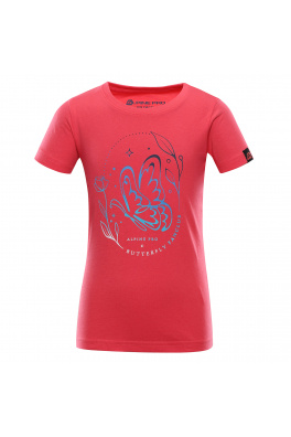 Dětské bavlněné triko ALPINE PRO DIORO rouge red varianta pb