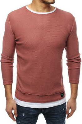Men's pink sweater WX1453