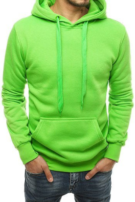 Bluza męska z kapturem zielona BX4685