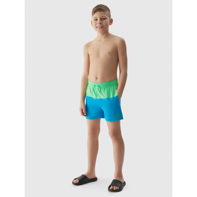 Chlapecké plážové šortky typu boardshorts 4F - modré