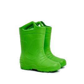 Children's Rubber Galoshes Boots Green Removed Insert Stomilki