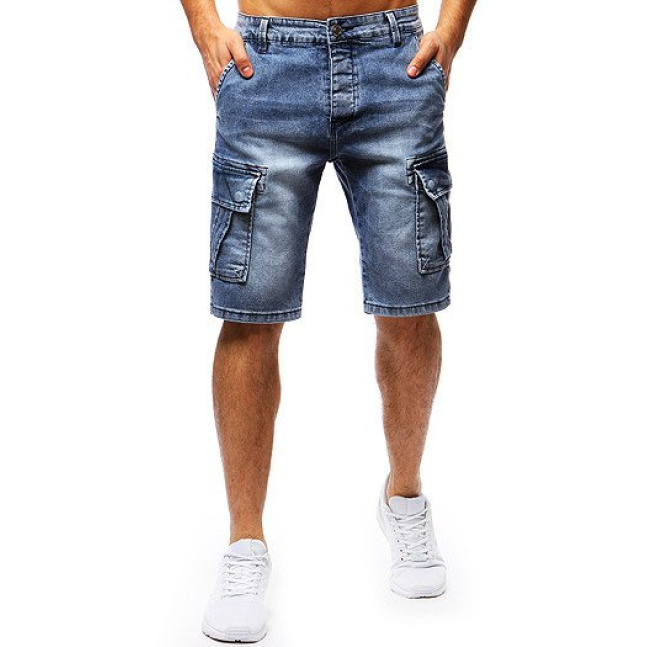 Men's denim blue shorts SX0675