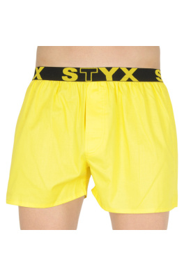 Pánské trenky Styx sportovní guma žluté Velikost: XL