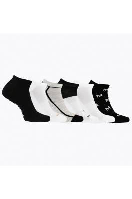 merrell ponožky MEA33696L6B2 BKAST RECYCLED CUSHION LOW CUT (6 packs) black assorted