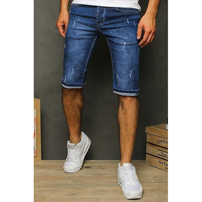 Men's denim blue shorts SX1247