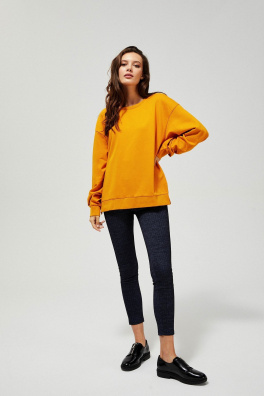 Bluza oversize - żółty