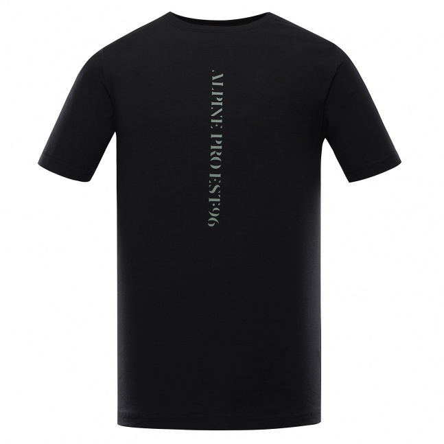 Pánské bavlněné triko ALPINE PRO ZIMIW black varianta pc