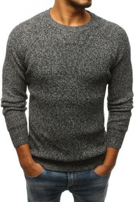 Gray men's sweater WX1099
