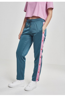 Ladies Button Up Track Pants jasper/coolpink/firered
