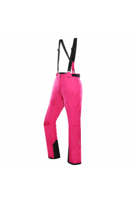 Dámské lyžařské kalhoty s membránou ptx ALPINE PRO ANIKA 3 pink glo