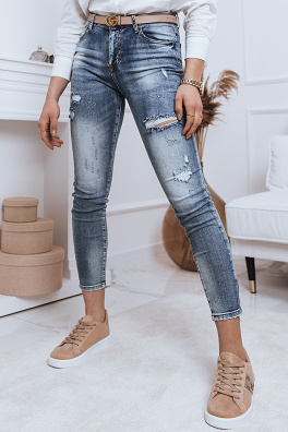 Spodnie damskie jeansowe MARONA niebieskie Dstreet UY1163