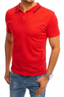 Koszulka polo czerwona Dstreet PX0354