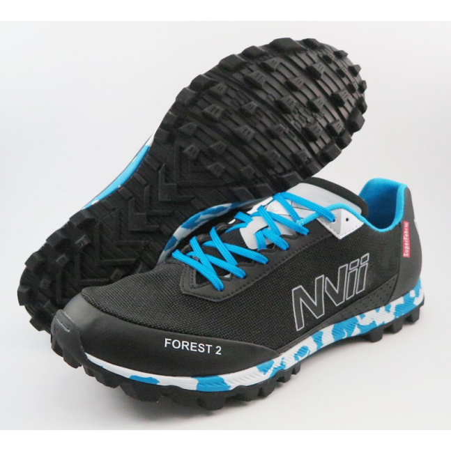 Krosová obuv Nvii FOREST 2 - černá s modrou