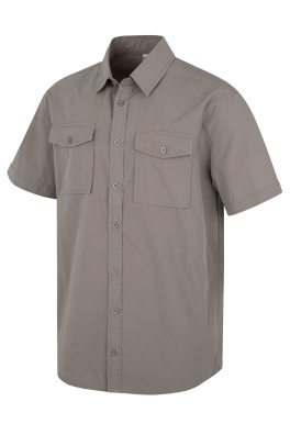 Pánská košile s krátkým rukávem HUSKY Grimy M šedá