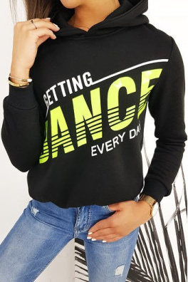 Women's sweatshirt DANCE black BY0463