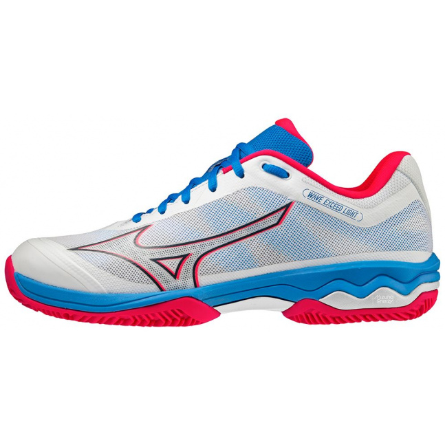 WAVE EXCEED LIGHT CC PADEL / White /  Opera Red / Prace Blue
