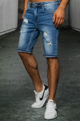 Spodenki męskie jeansowe niebieskie Dstreet SX1520