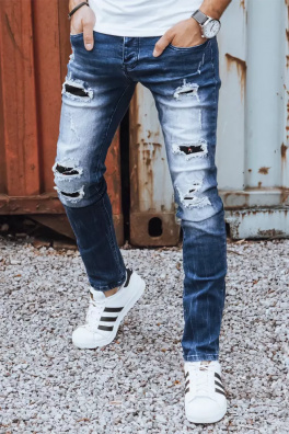 Spodnie męskie jeansowe niebieskie Dstreet UX3802