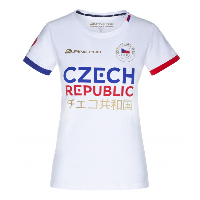 Dámské triko z olympijské kolekce ALPINE PRO AYUMA white varianta m