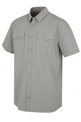 Pánská košile s krátkým rukávem HUSKY Grimy M sv. šedá