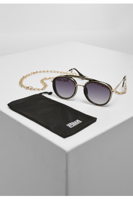 Sunglasses Ibiza With Chain black/gold