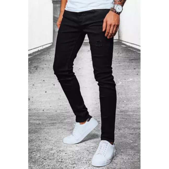 Spodnie męskie jeansowe czarne Dstreet UX3914