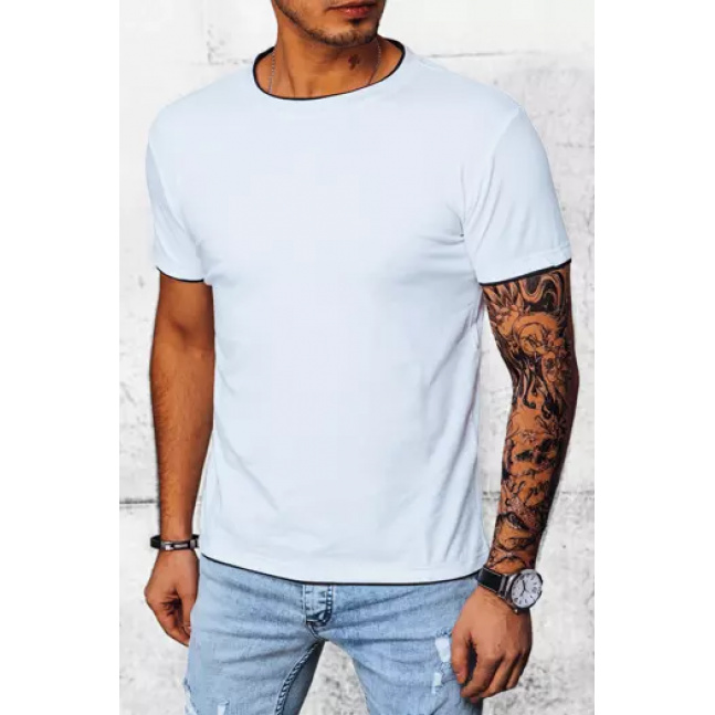 T-shirt męski basic biały Dstreet RX5015