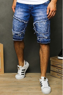 Men's denim blue shorts SX1280