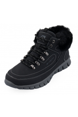 Dámská zimní obuv s kožíškem alpine pro ALPINE PRO CORMA black