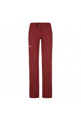 Dámské outdoorové kalhoty Kilpi LAGO-W tmavě červené